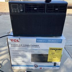 TCL Room Air Conditioner 8000 BTU Smartphone Compatible w/ Remote
