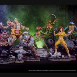 PCS Collectibles Teenage Mutant Ninja Turtles Statues LOT TMNT