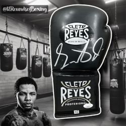 Signed Gervonta Tank Davis boxing glove