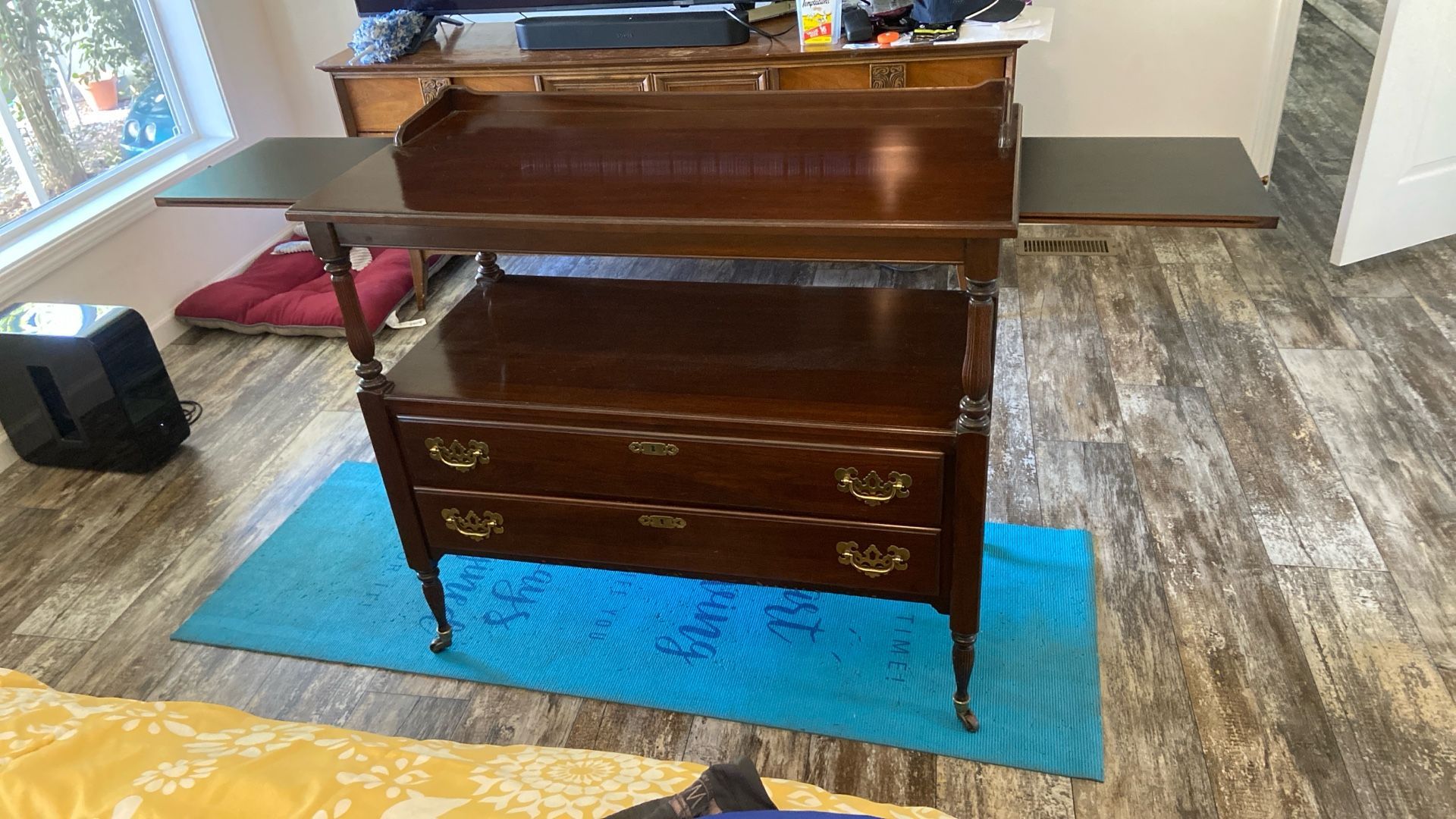 ETHAN ALLEN Georgian Court Solid Cherry Traditional Style 64" Server Buffet 11-6227