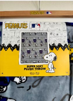 Peanuts Snoopy Dodgers Blanket