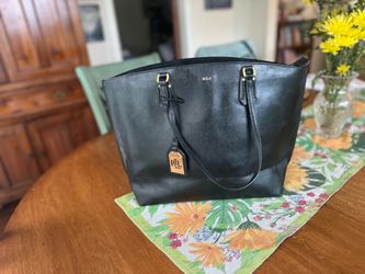 Ralph Lauren Large Black Tote