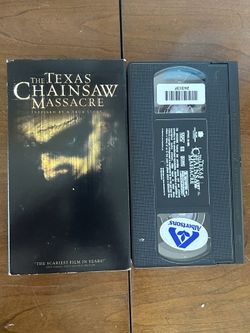 Texas Chainsaw Massacre VHS