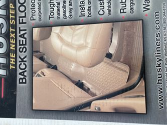 Toyota Tundra 2007 up second seat floor liners