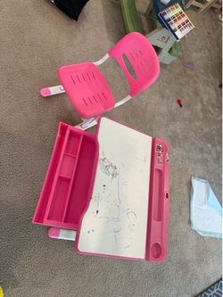Desk with chair