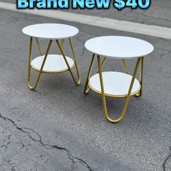 Side Table Set Of 2 Brand New In Box Matching End Tables Multiple Sets Available 