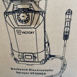 Electrostatic Sanitation Backpack Sprayer