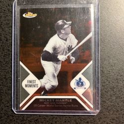 Mickey Mantle Topps World Series Home Run Card