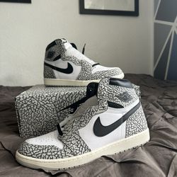 Jordan 1 Size 14 (White Cement)