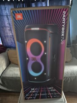 JBL PARTY BOX 720 800 WATTS  RECHARGEABLE BATTERY NEW SEALED NOT NEGOTIABLE