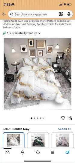 New sealed twin comforter and sham
