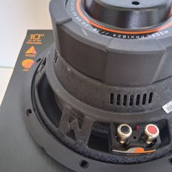 MEMPHIS (1) 10 INCH 2 OR 4 OHM SELECTABLE VOICE COIL 600 WATTS CAR SUBWOOFER ( BRAND NEW PRICE IS LOWEST  )