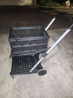 Cella collapsable shopping cart