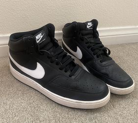 Men’s Black Nike Court Vision Mid 10.5
