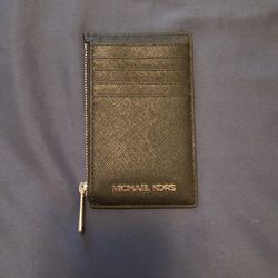 Michael Kors Womens Card Wallet, Color Black