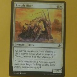 2020 MTG Lymph Sliver #25 Creature Ittoku TSR Magic The Gathering Card Game Wizards Of The Coast Collectible