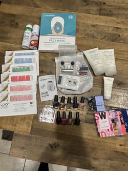 Self care Products. Pedicure, Color Streets Nails,  Nail Polish Perfume 