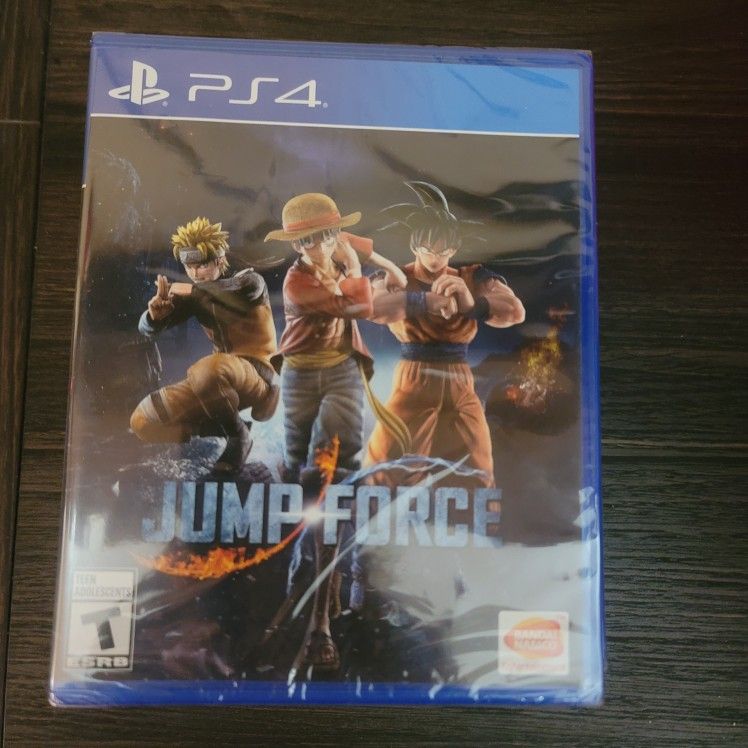 JUMP FORCE NEW, UNOPENED, & FACTORY SEALED PS4