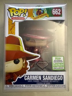 Carmen Sandiego Funko Pop #662 - Diamond 2019 Convention Limited Edition SELL/TRADE