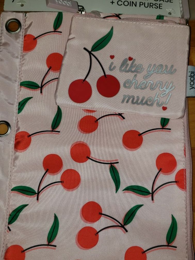 NEW ZIP CASE AND COIN PURSE