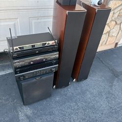 High-End Sound System And Karaoke Set Up For Home