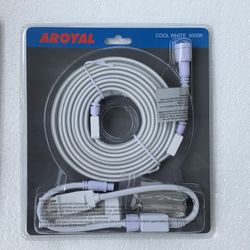10ft LED Rope Light, Tape Light, Waterproof 3000K