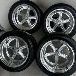 Intro Hauler All Polished 17x11 Wheels With Toyo Extensa 315/35/17 Tires For Obs Or C-10 Chevy🔥🔥🔥
