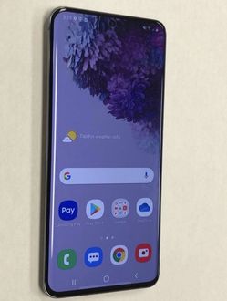 EXCELLENT Samsung Galaxy S20 PLUS 5G UNLOCKED.    Excellent condition.  Comes with charger and cable.    Everything works great.  330 Cash, Firm. 