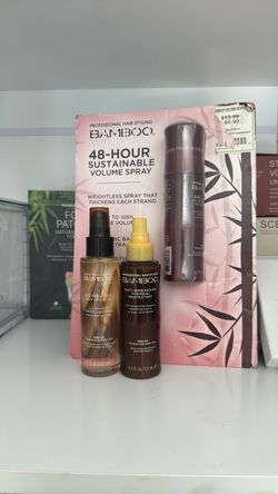 Bamboo hair styling