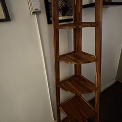 Wooden Corner Shelf