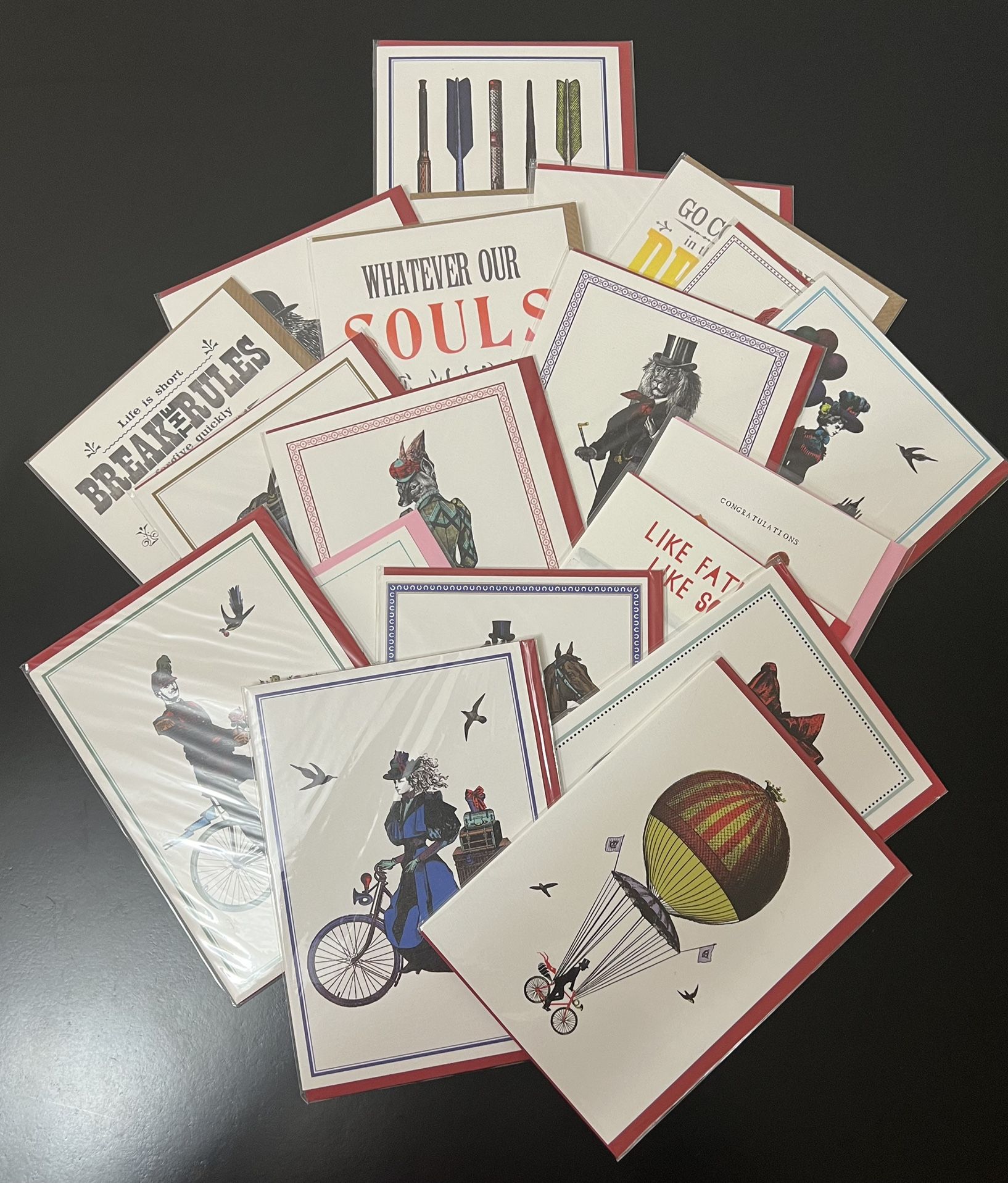 Chase and Wonder Assorted Luxury Greeting Cards - Lot of 20