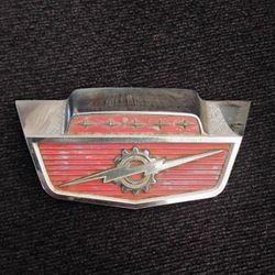 Vintage Pickup Truck Ford Hood Metal Badge Emblem