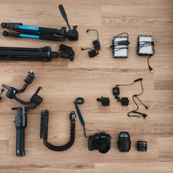 Camera Setup For Photography Videography Bundle
