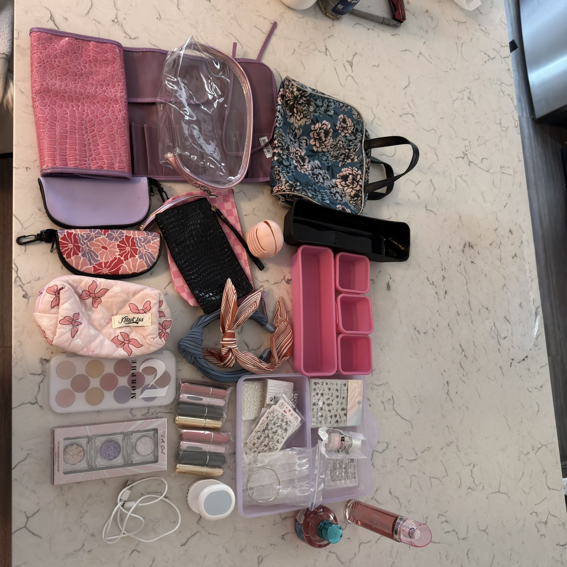 Pouches, Makeup, Organizers, Nail Stuff, Perfume