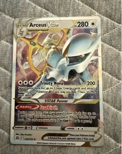 Arceus VSTAR - 123/172 (Metal Card) - Miscellaneous Cards & Products (MCAP