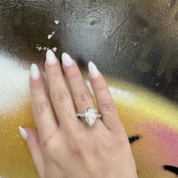 14k LAB DIAMOND RING 