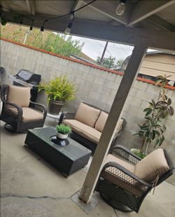 4pc Patio Set/conversation Set/outdoor Furniture/Cash Only