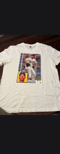 Homage Clayton Kershaw Dodgers Topps Graphic T-Shirt