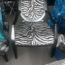 Animal Print Accent Chair