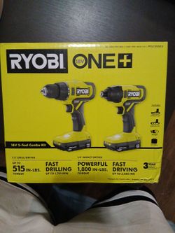 Ryobi One Plus 18v 2-tool combo kit