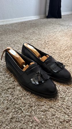 Black Kiltie tassel loafer