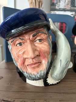 Royal Doulton Captain Ahab - Autographed