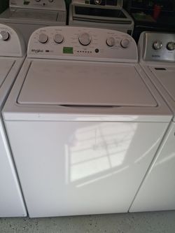 Washer whirlpool whit warranty removable agitator $300