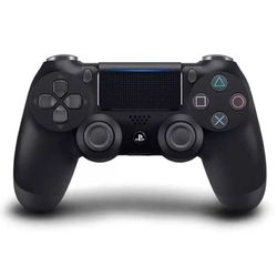 black PS4 controllers