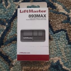 New Liftmaster 893MAX 3 Button Remote Control Garage Door