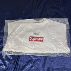 Supreme Washed Box Logo Crewneck Small SS25