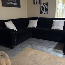 Black Sectional Couch