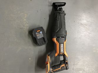 Ridgid Reciprocating Saw With Battery And Charger