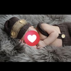  Newborn Photography Prop Baby Costume Crochet 