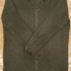 Olive Green Knit Dress - 2XL - $18.99